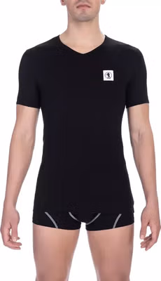 Black Cotton Men's T-Shirt