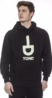 Black Cotton Men Sweater