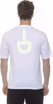 White Cotton Men T-Shirt