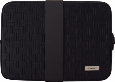Black Padded Pouch Bag Zipper Cover Sleeve Case