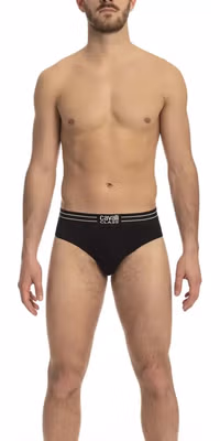 Black Cotton Men's Underwear Trio Pack