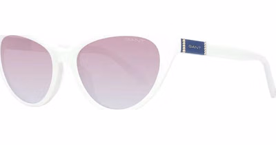 Beige Plastic Sunglasses
