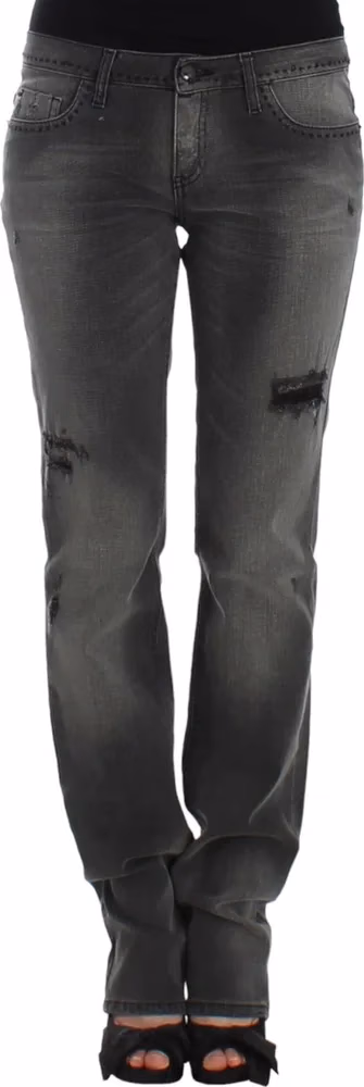 Costume National Gray straight leg jeans
