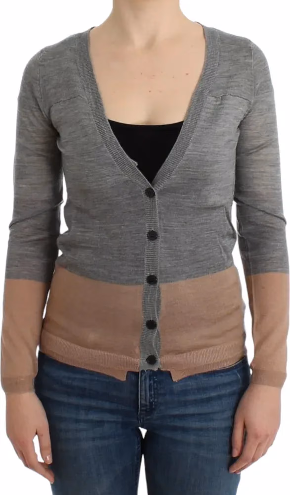 Costume National Gray lightweight cardigan