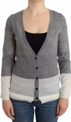 Gray lightweight cardigan