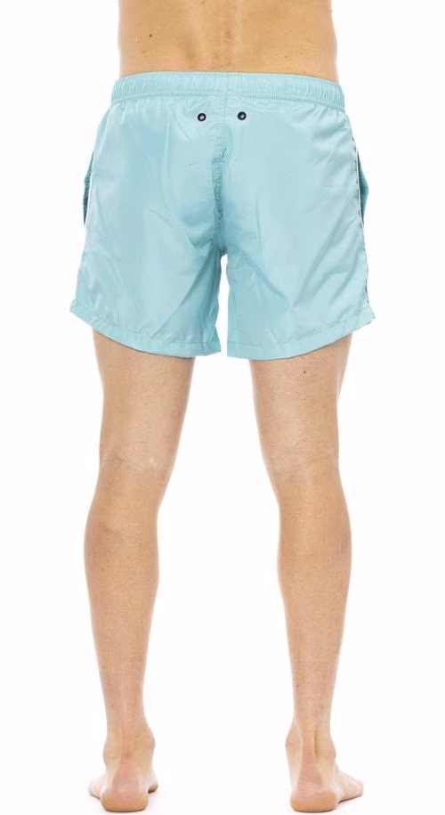 Bikkembergs Black Polyester Men Swimsuit