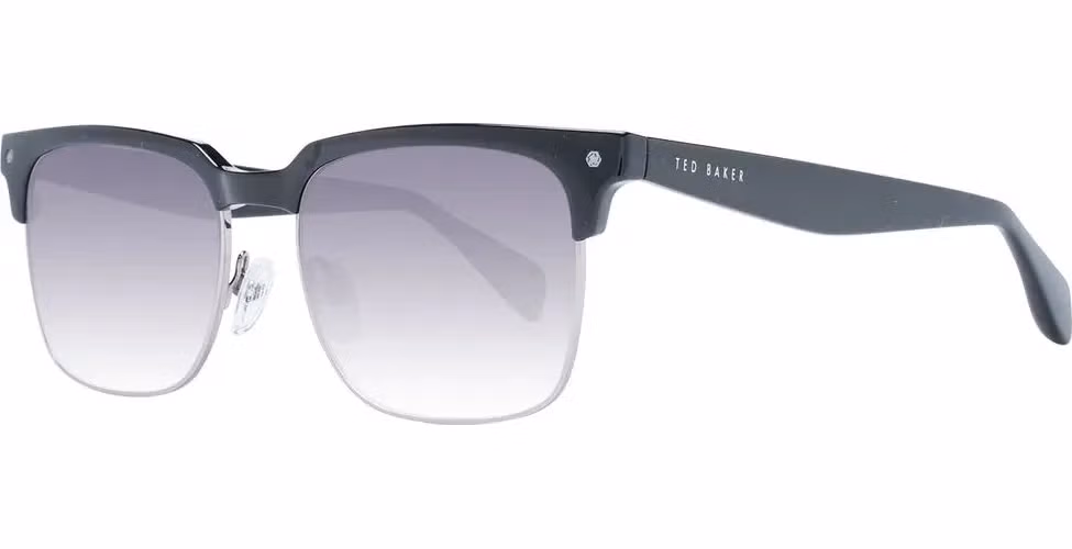 Ted Baker Black Acetate & Metal Sunglasses