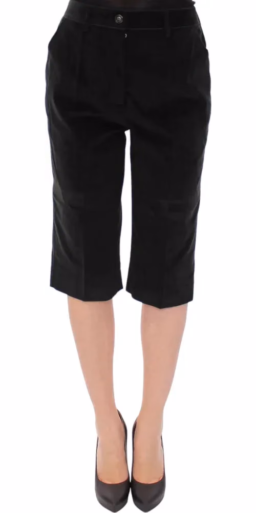 Dolce & Gabbana Dark green cotton shorts pants