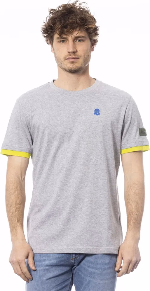 Invicta Gray Cotton Men T-Shirt
