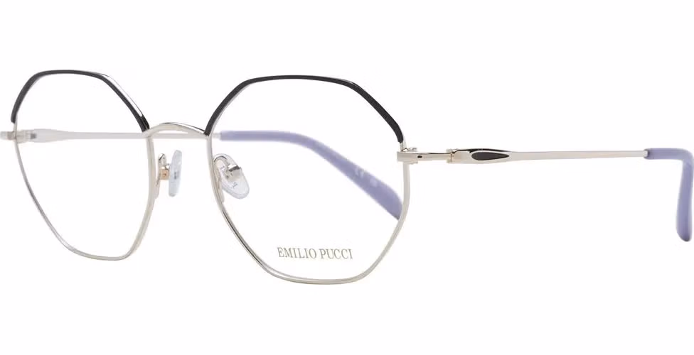 Emilio Pucci Black Metal Glasses (Frames)