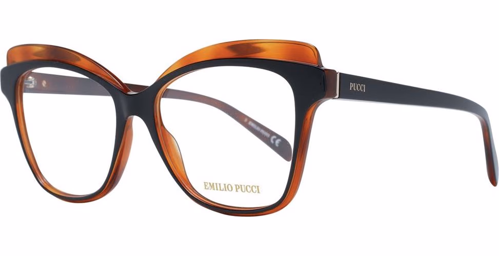 Emilio Pucci Brown Plastic Glasses (Frames)