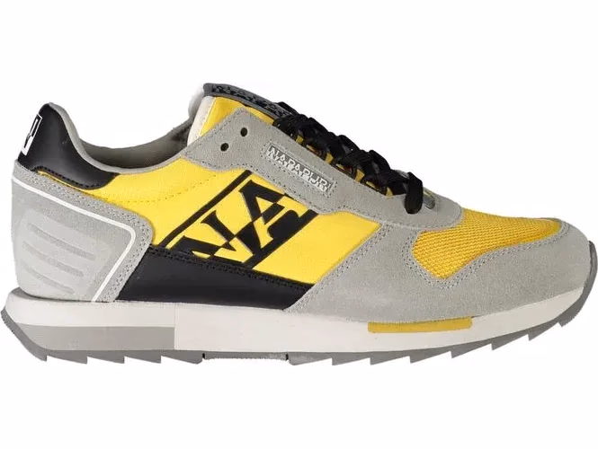 Napapijri Gray Polyester Sneaker