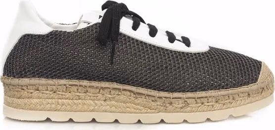 Cerruti 1881 Black Calfskin Men Sneaker