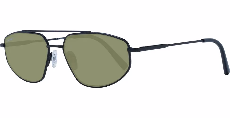 Serengeti Black Metal Sunglasses
