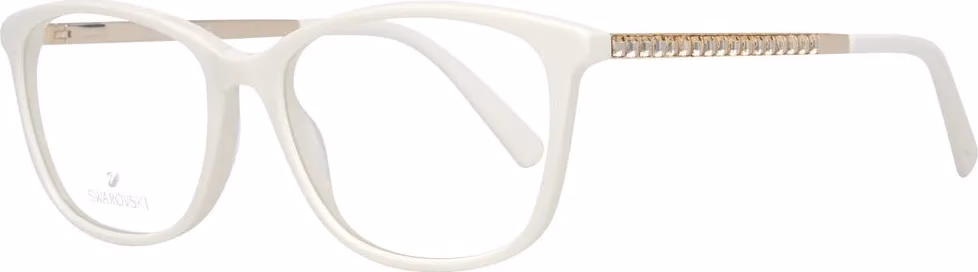 Swarovski White Metal & Plastic Glasses (Frames)
