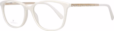 White Metal & Plastic Glasses (Frames)