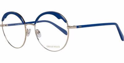Blue Metal & Plastic Glasses (Frames)