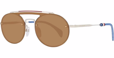 Gold Metal & Plastic Sunglasses