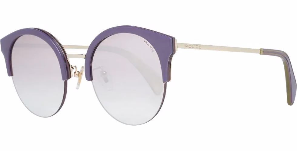 Police Purple Metal Sunglasses