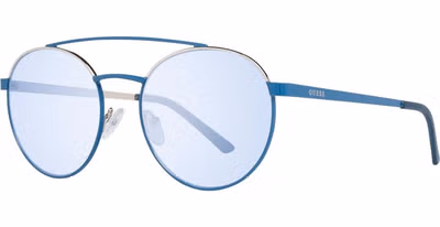 Blue Metal & Plastic Sunglasses