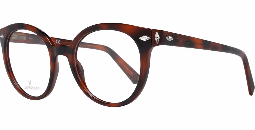 Swarovski Brown Plastic Glasses (Frames)
