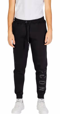Black Cotton Joggers (Workout Pants)