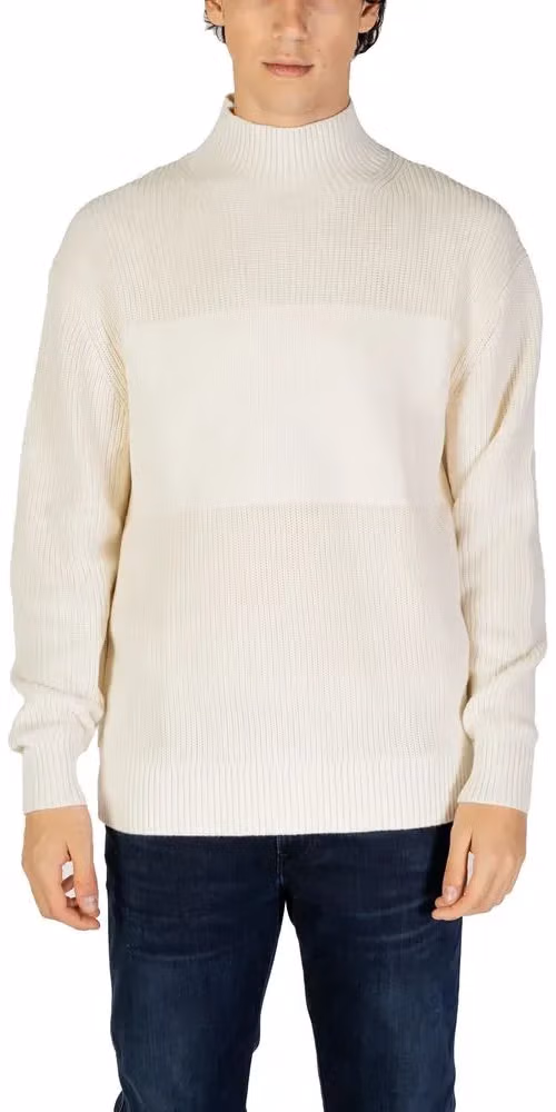 Calvin Klein Jeans Beige Cotton Sweatshirt
