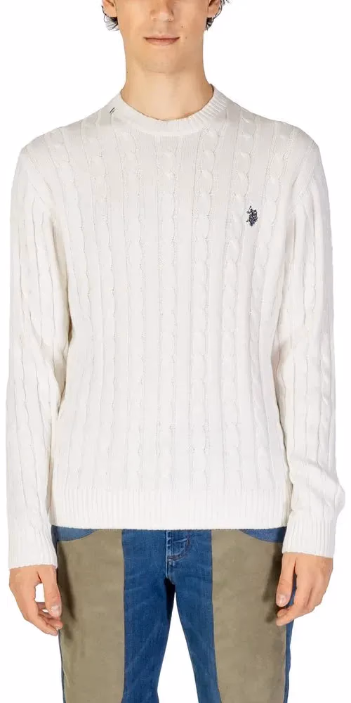 U.S. POLO ASSN. White Cotton Sweatshirt