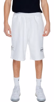 White Cotton Bermuda Shorts