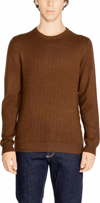 Brown Viscose Sweatshirt