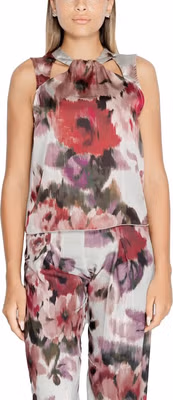 Bordeaux Polyester Tank Tops