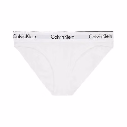 Calvin Klein Underwear White Cotton Pantie