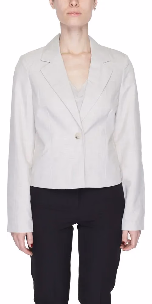 Vero Moda Gray Polyester Blazer