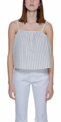 Beige Organic Cotton Tank Tops
