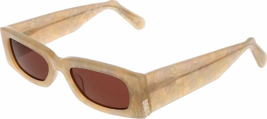 GCDS Beige Plastic Sunglasses