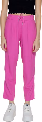 Multicolor Linen Casual Pants