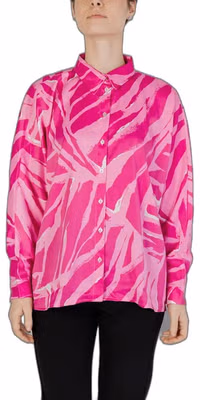 Pink Polyester Blouse