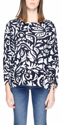 Blue Viscose Blouse