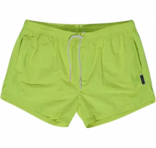 Hamaki-Ho Yellow Polyester Swim Shorts