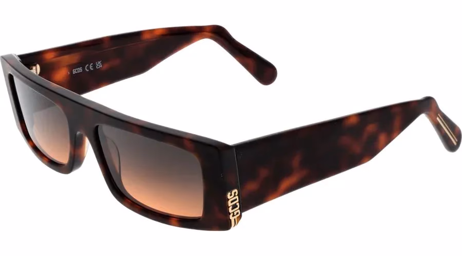 GCDS Brown Acetate Sunglasses