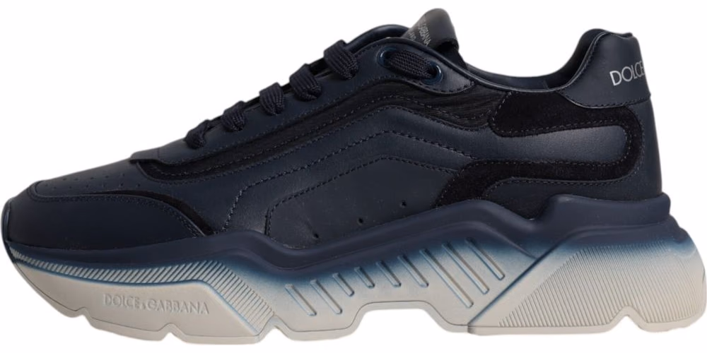Dolce & Gabbana Navy Blue Daymaster Low Top Men Sneakers Shoes