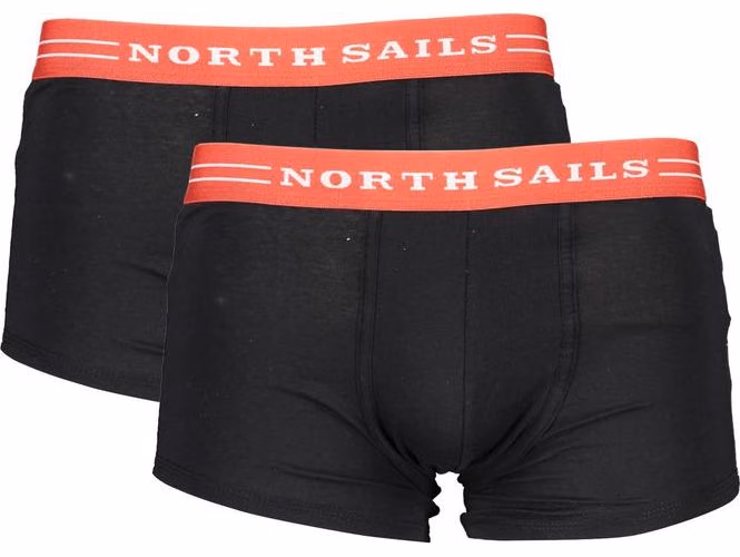 North Sails Black Cotton Men Boxer Shorts