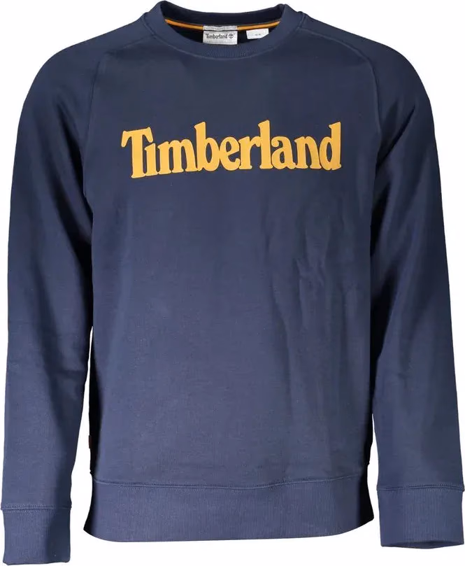 Timberland Blue Cotton Men Sweatshirt