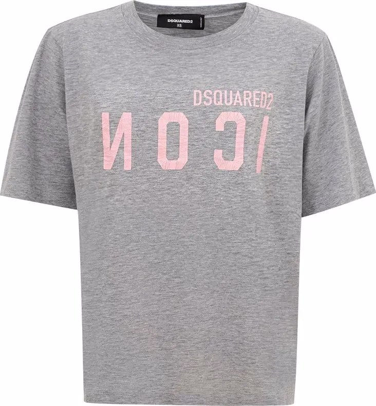 Dsquared² Gray Cotton T-Shirt