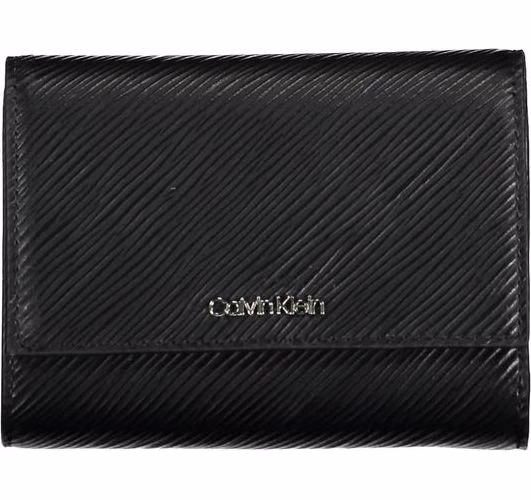 Calvin Klein Black Polyurethane Women Wallet