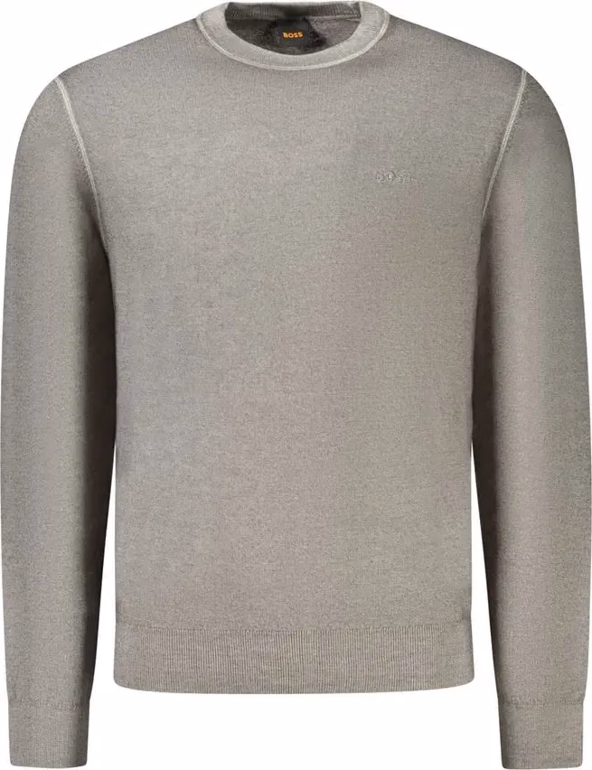 Hugo Boss Grigio Wool Mens Sweater