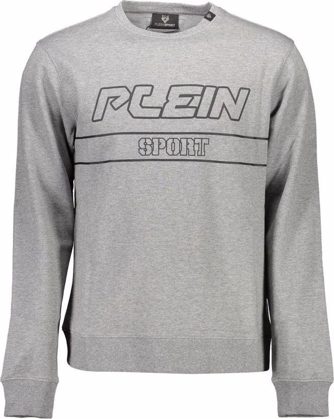 Plein Sport Grigio Cotton Men Sweatshirt