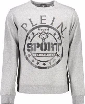 Grigio Cotton Men Sweatshirt