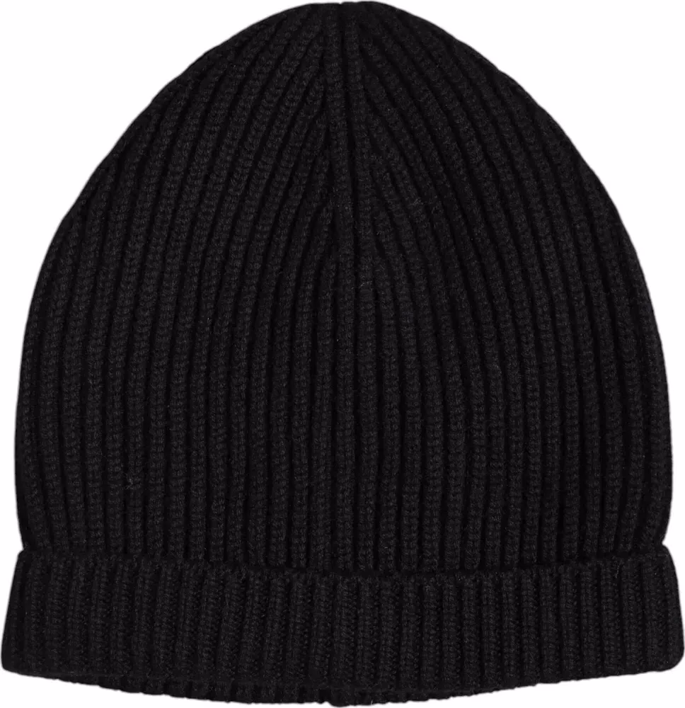 Dolce & Gabbana Black Cashmere Knitted Winter Beanie Hat