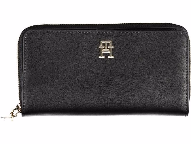 Tommy Hilfiger Nero Poliuretano Women Wallet